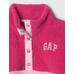 Gap Logo Relaxed Sherpa Sweatshirt цвет: Розовый