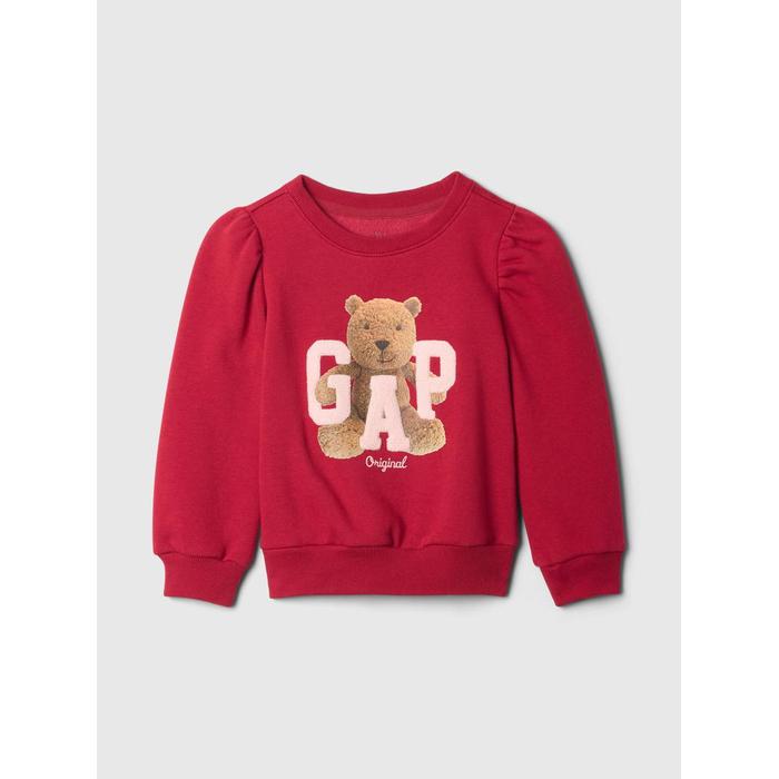 Винтажная толстовка с логотипом Soft Gap цвет: Красный