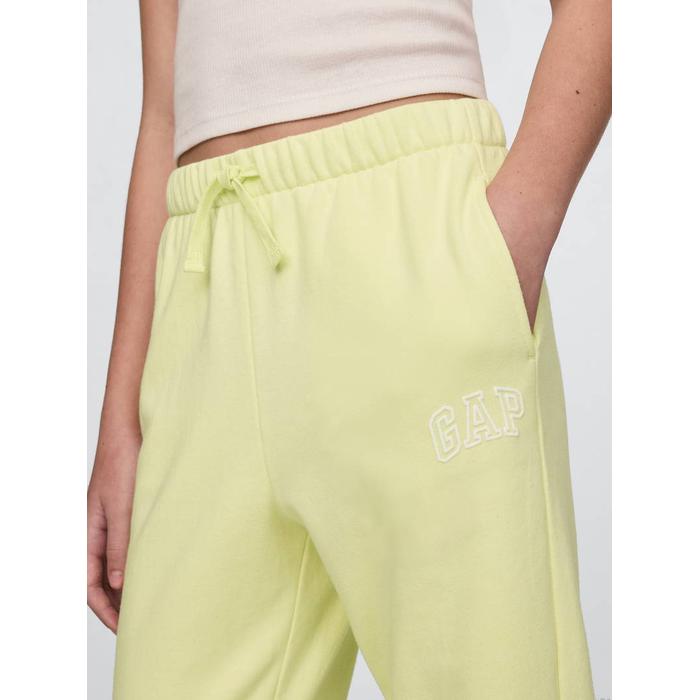 Спортивные штаны джоггера из французской махровой ткани с логотипом Gap цвет: Жёлтый