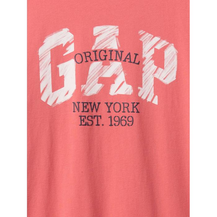 Повседневная футболка с графическим логотипом Soft Gap цвет: Розовый