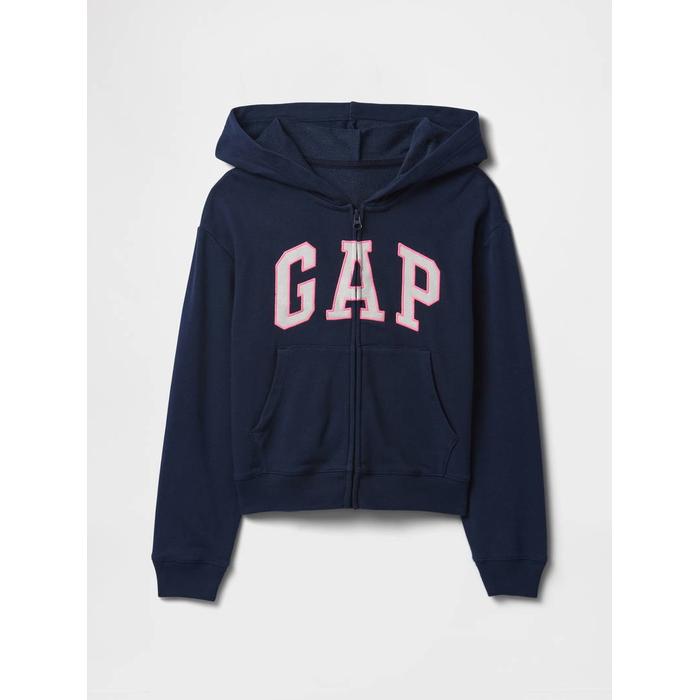 Relaxed Толстовка на молнии с логотипом Gap цвет: Синий
