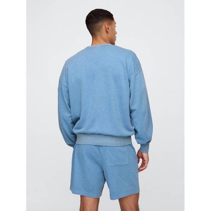 Винтажная мягкая толстовка с логотипом Oversize Gap цвет: Голубой