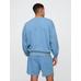 Винтажная мягкая толстовка с логотипом Oversize Gap цвет: Голубой