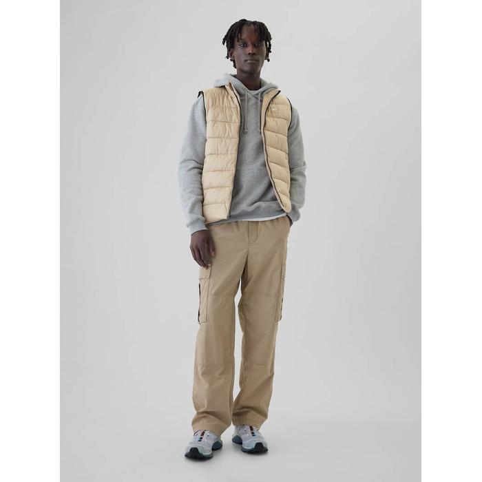 Gap Logo ColdControl Puffer Şişme Yelek цвет: Бежевый
