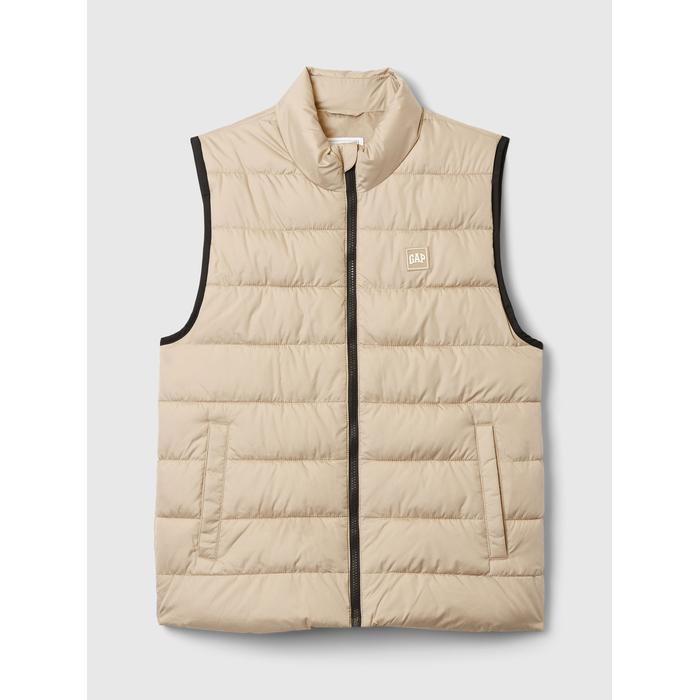 Gap Logo ColdControl Puffer Şişme Yelek цвет: Бежевый