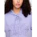 Relaxed Толстовка на молнии с логотипом Gap цвет: Фиолетовый