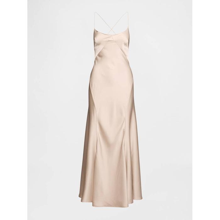 GapStudio Saten Slip Elbise цвет: Бежевый