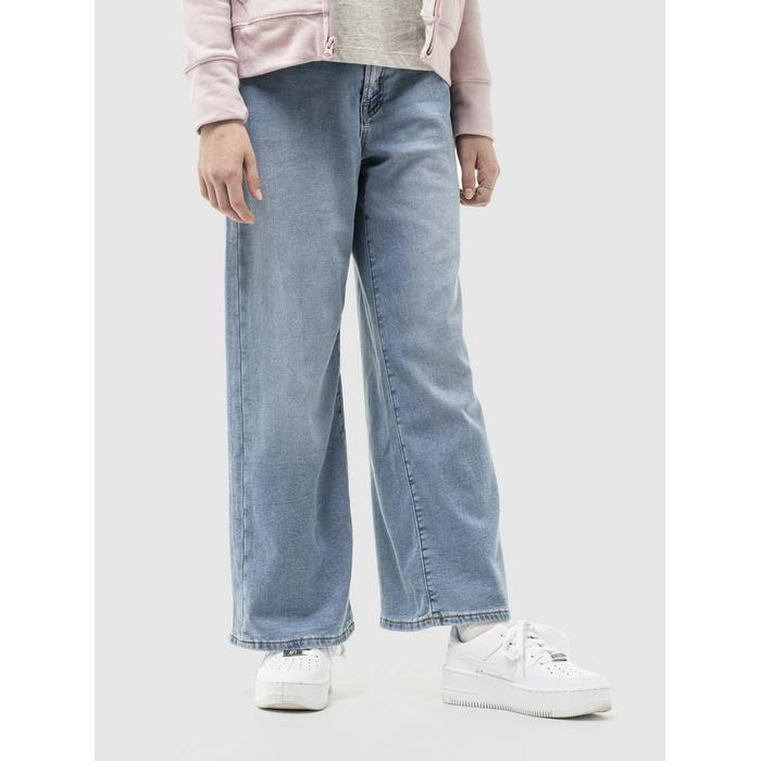 High Rise Supersoft Wide-Leg Jean Pantolon