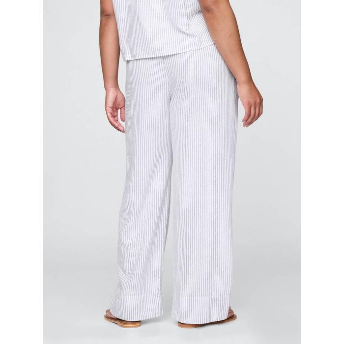 Keten Karışımlı Easy Wide Leg Pantolon