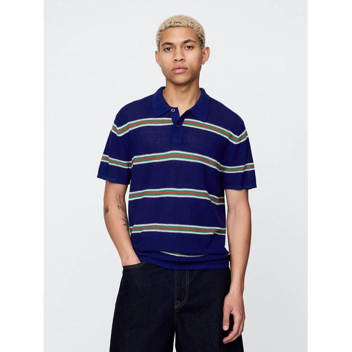 Dokulu Kroşe Polo T-Shirt