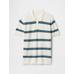 Dokulu Kroşe Polo T-Shirt