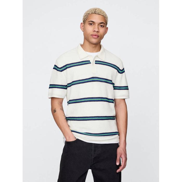 Dokulu Kroşe Polo T-Shirt