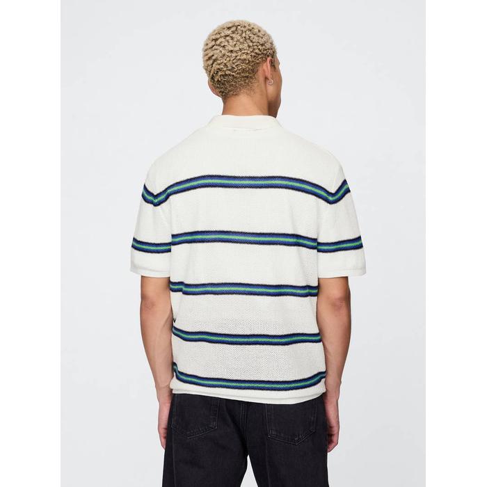 Dokulu Kroşe Polo T-Shirt