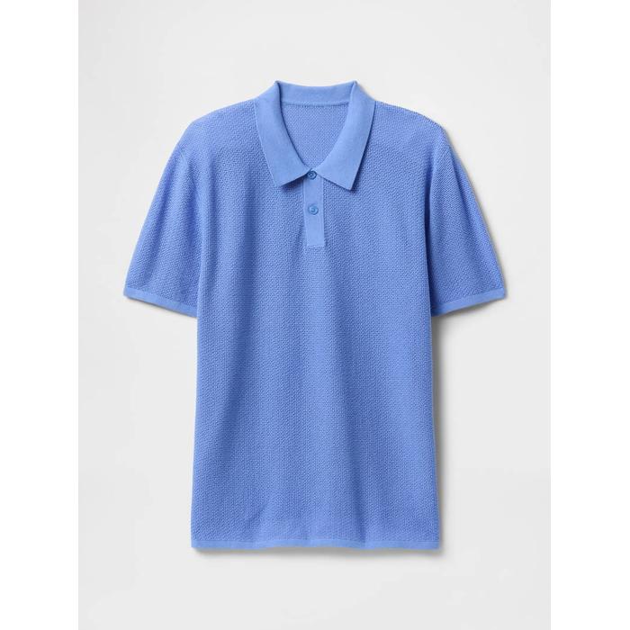 Dokulu Kroşe Polo T-Shirt
