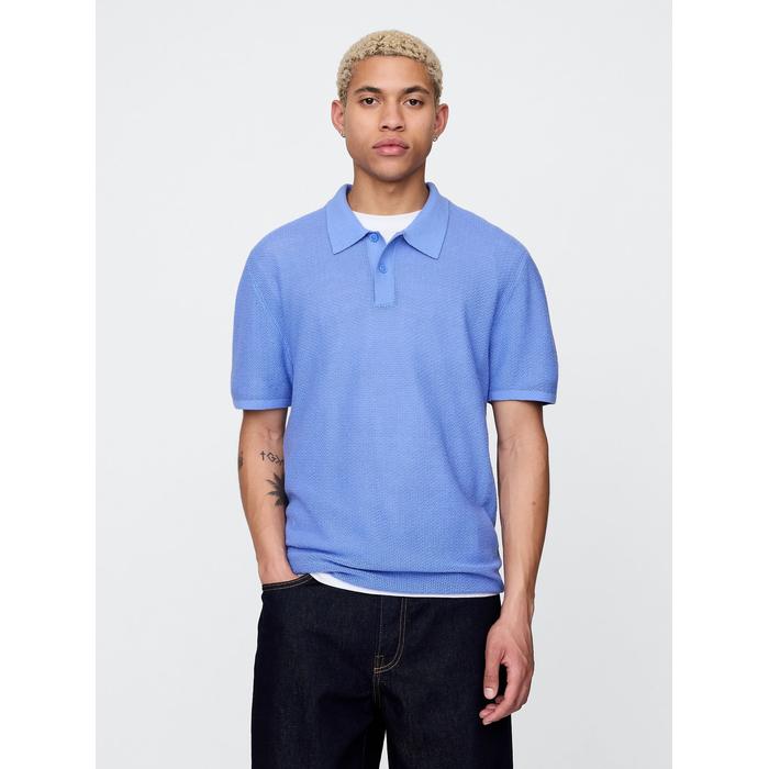Dokulu Kroşe Polo T-Shirt