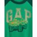 Футболка с цветным блоком с логотипом Gap цвет: Зелёный