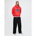 VintageSoft Oversize Gap Logo Kapüşonlu Sweatshirt цвет: Красный