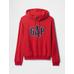 VintageSoft Oversize Gap Logo Kapüşonlu Sweatshirt цвет: Красный