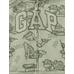 Gap Logo Relaxed Havlu Kumaş Fermuarlı Sweatshirt цвет: Зелёный