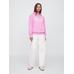 Gap Logo Relaxed Havlu Kumaş Sweatshirt цвет: Розовый