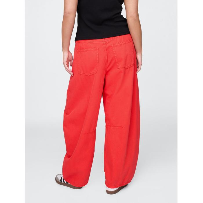 High Rise UltraSoft Horseshoe Jean Pantolon цвет: Красный