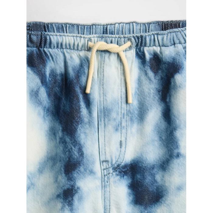 Ультрамягкие джинсовые мешковатые брюки Tie-Dye цвет: Голубой