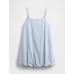 Denim Bubble Mini Elbise цвет: Голубой