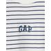 Повседневная футболка в полоску с логотипом Soft Gap цвет: Белый