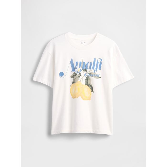 Relaxed Grafik T-Shirt цвет: Белый