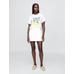 Relaxed Grafik T-Shirt цвет: Белый