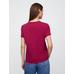 Yuvarlak Yaka Basic T-Shirt цвет: Красный