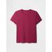 Yuvarlak Yaka Basic T-Shirt цвет: Красный
