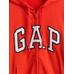 Gap Logo Relaxed Fermuarlı Sweatshirt цвет: Красный