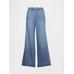 Mid Rise UltraSoft Pileli Baggy Jean Pantolon цвет: Голубой
