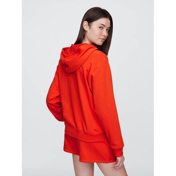 Relaxed Толстовка на молнии с логотипом Gap цвет: Красный