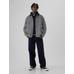 Demir Yolu Çizgili Denim İş Ceket цвет: Чёрный