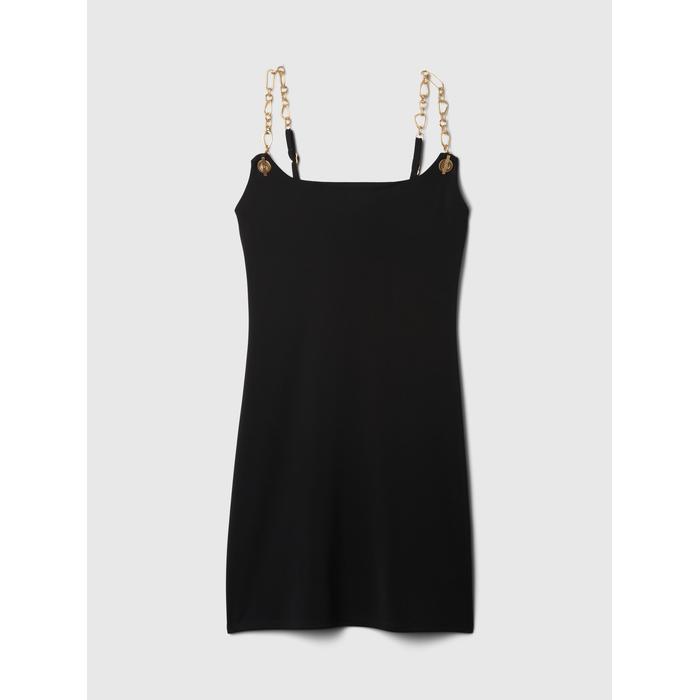 Gap × Cult Gaia Chain Mini Slip Elbise цвет: Чёрный
