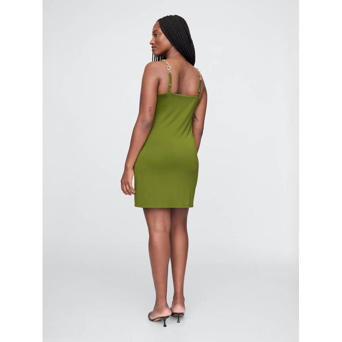 Gap × Cult Gaia Chain Mini Slip Elbise цвет: Зелёный