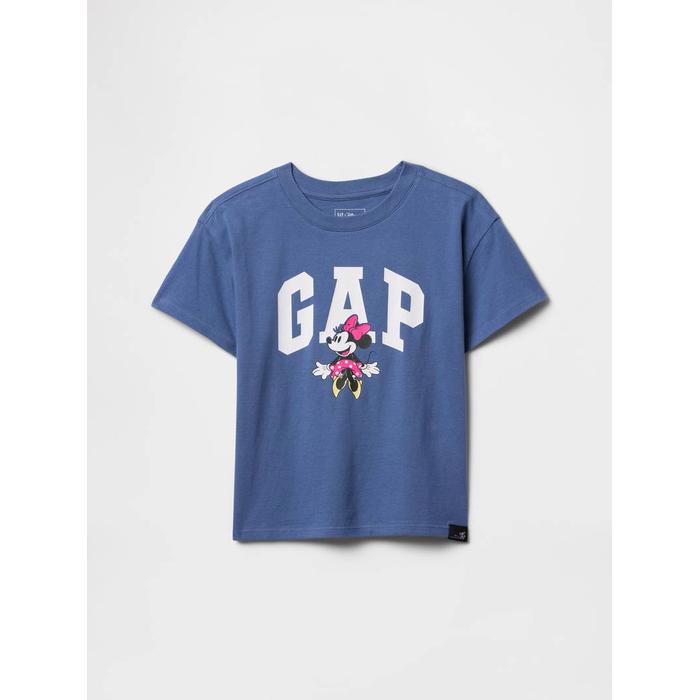 Disney Футболка с логотипом Gap и рисунком Минни Маус цвет: Голубой
