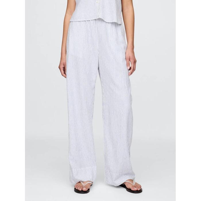 Keten Karışımlı Easy Wide Leg Pantolon