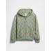 Relaxed Толстовка на молнии с логотипом Gap цвет: Зелёный