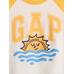 Футболка с цветным блоком с логотипом Gap цвет: Жёлтый