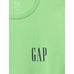 Футболка с логотипом Gap в тяжелом весе цвет: Зелёный
