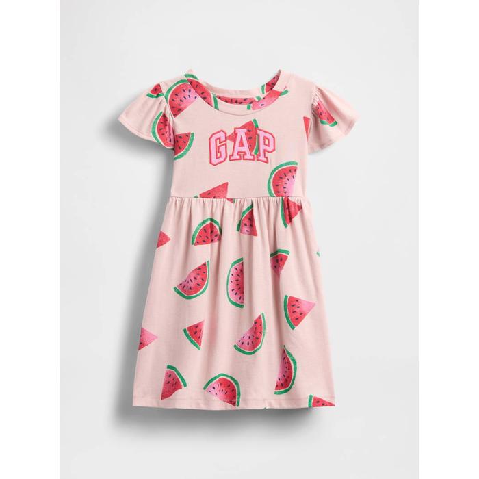 Платье с логотипом Gap цвет: Розовый