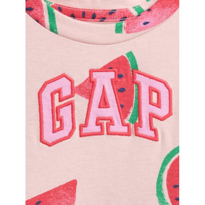 Платье с логотипом Gap цвет: Розовый