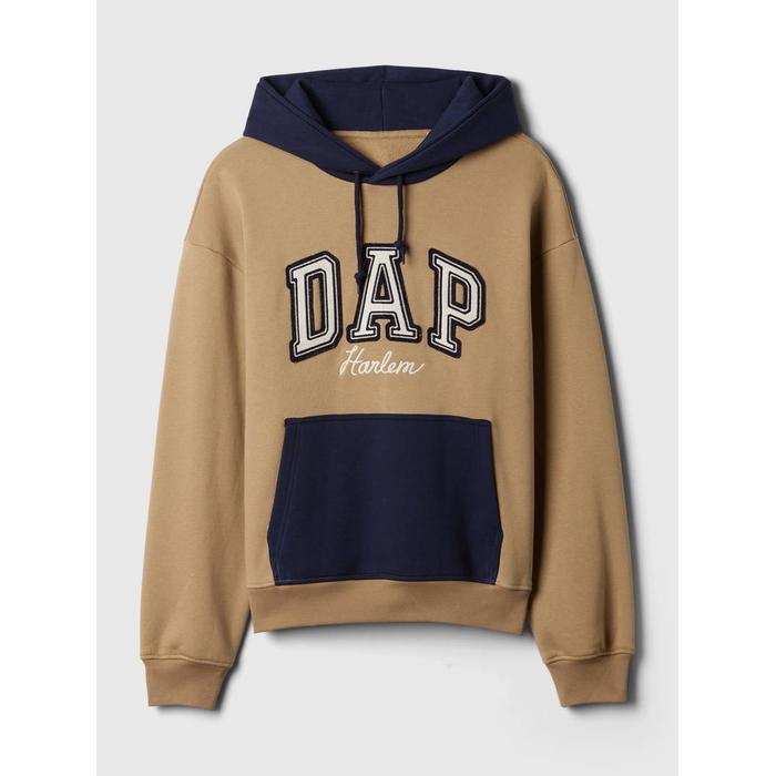 GAP X DAP Logo Colorblock Sweatshirt цвет: Коричневый