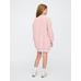 Gap Logo Sherpa Sweatshirt Elbise цвет: Розовый
