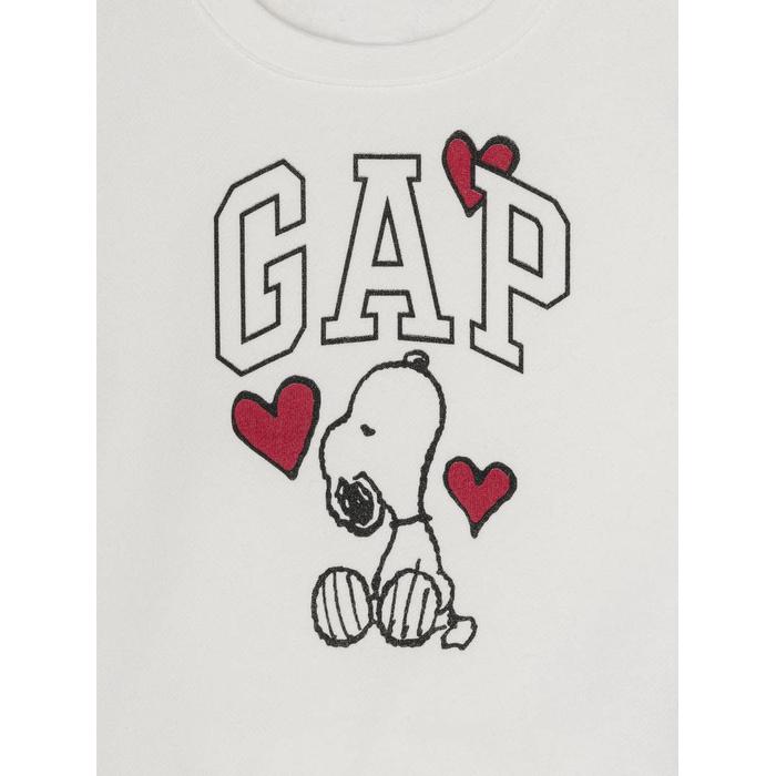 Толстовка с логотипом Gap и рисунком Снупи цвет: Белый