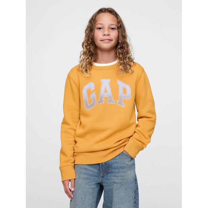 Флисовая толстовка с рисунком логотипа Gap цвет: Жёлтый