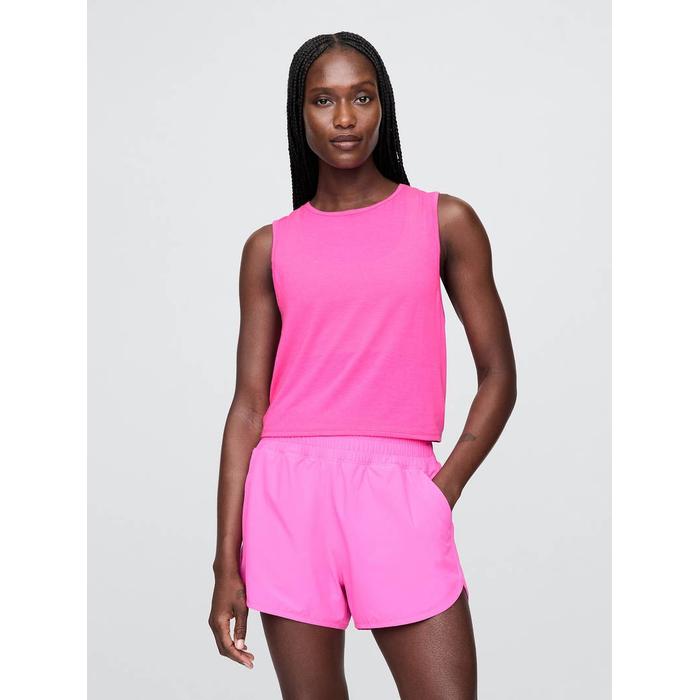 GapFit Breathe Crop T-Shirt цвет: Розовый